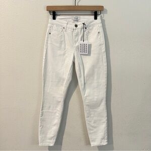 Pistola Jennifer Skinny‎ Jean Stretch White Denim Mid Rise NWT Size 25